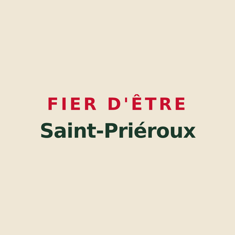 Tote bag « Fier d'être Saint-Priéroux » — design pour Saint-Priest
