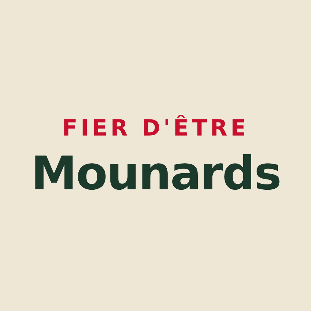 Tote bag « Fier d'être Mounards » — design pour Saint-Priest-en-Jarez