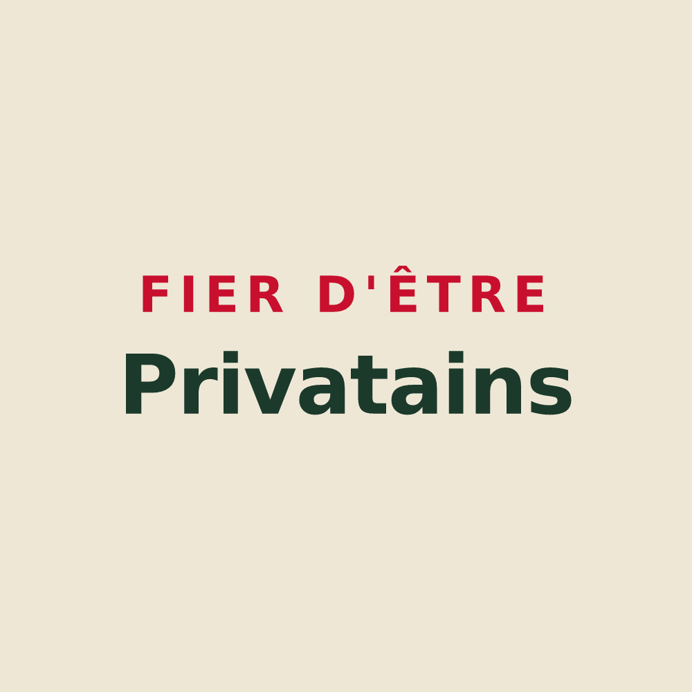 Tote bag « Fier d'être Privatains » — design pour Saint-Privat-du-Fau