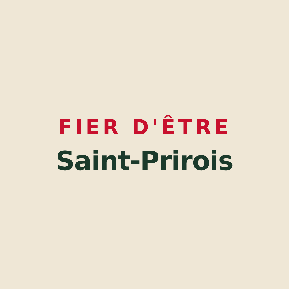 Tote bag « Fier d'être Saint-Prirois » — design pour Saint-Prix