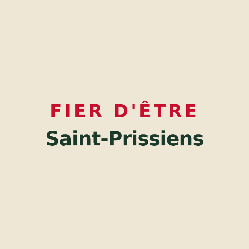 Tote bag « Fier d'être Saint-Prissiens » — design pour Saint-Prix