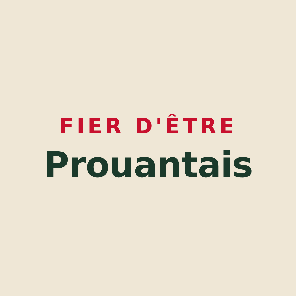 Tote bag « Fier d'être Prouantais » — design pour Saint-Prouant