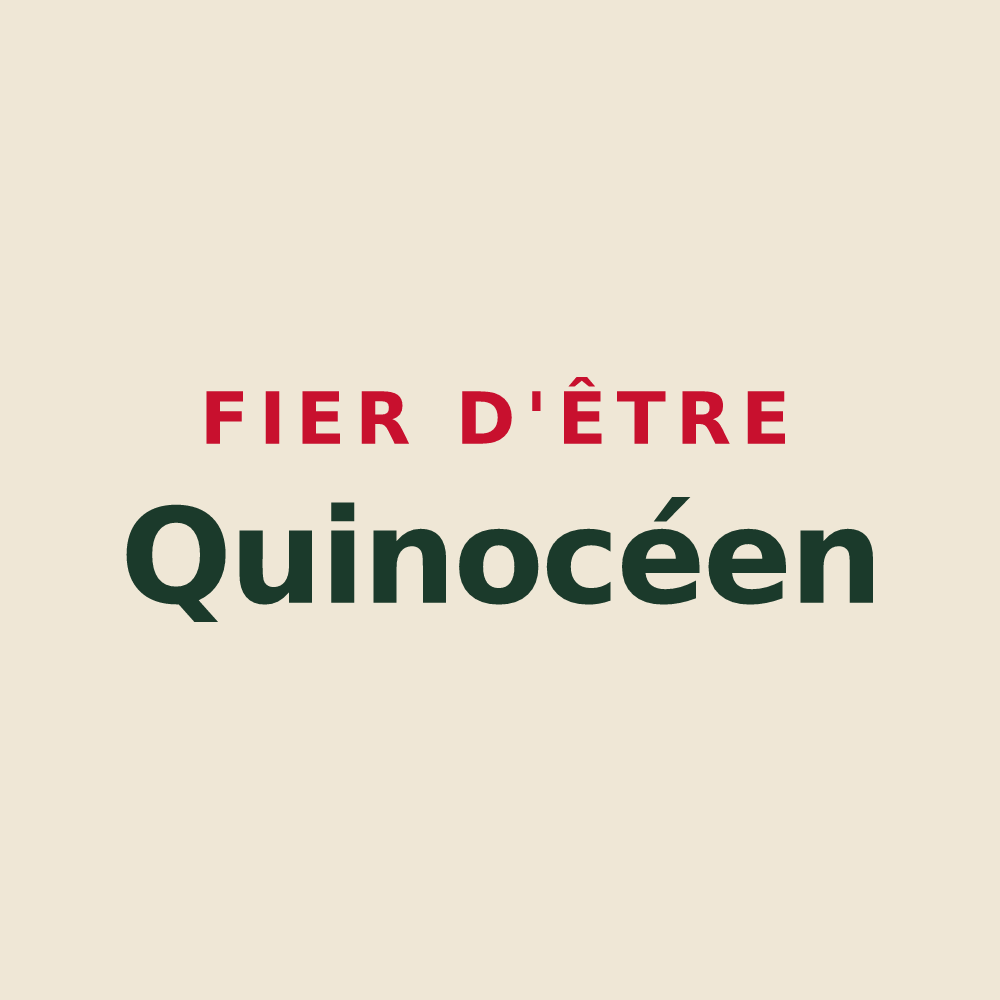 Tote bag « Fier d'être Quinocéen » — design pour Saint-Quay-Portrieux