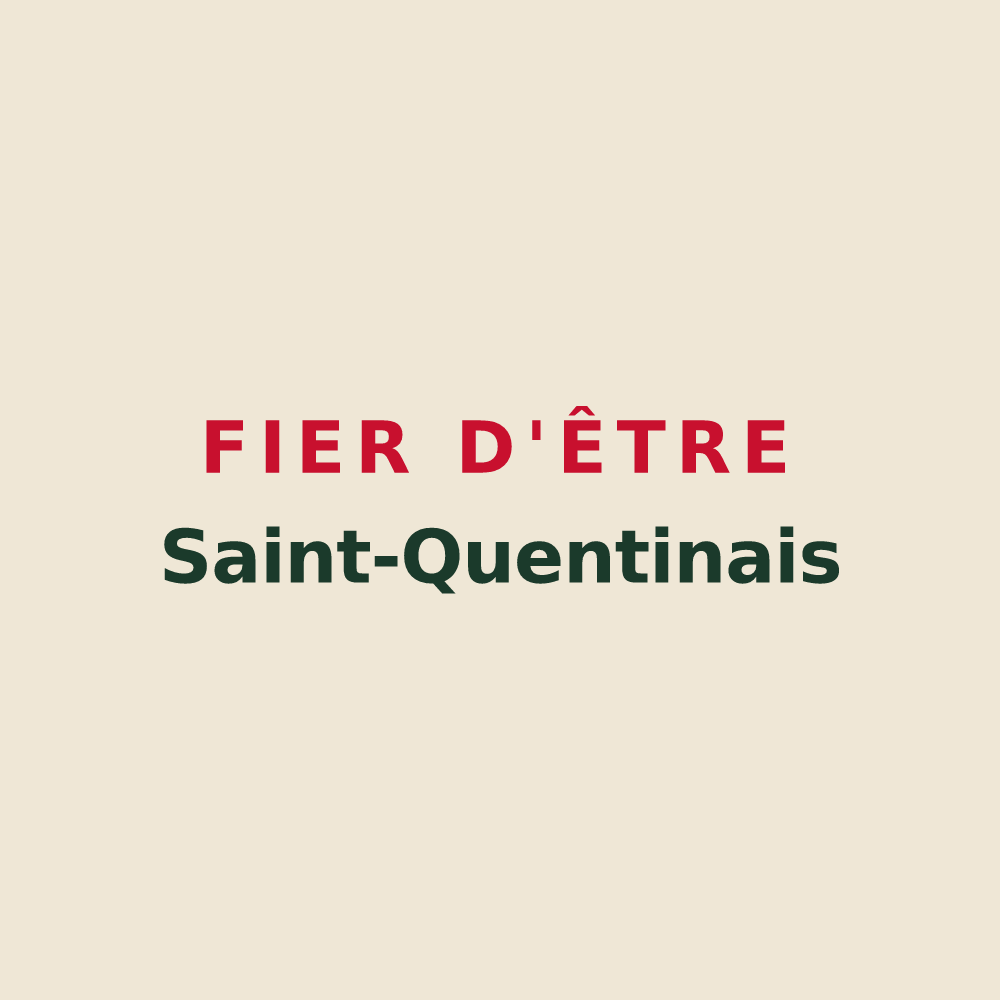 Tote bag « Fier d'être Saint-Quentinais » — design pour Saint-Quentin-sur-le-Homme