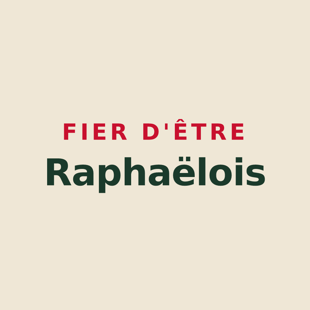 Tote bag « Fier d'être Raphaëlois » — design pour Saint-Raphaël