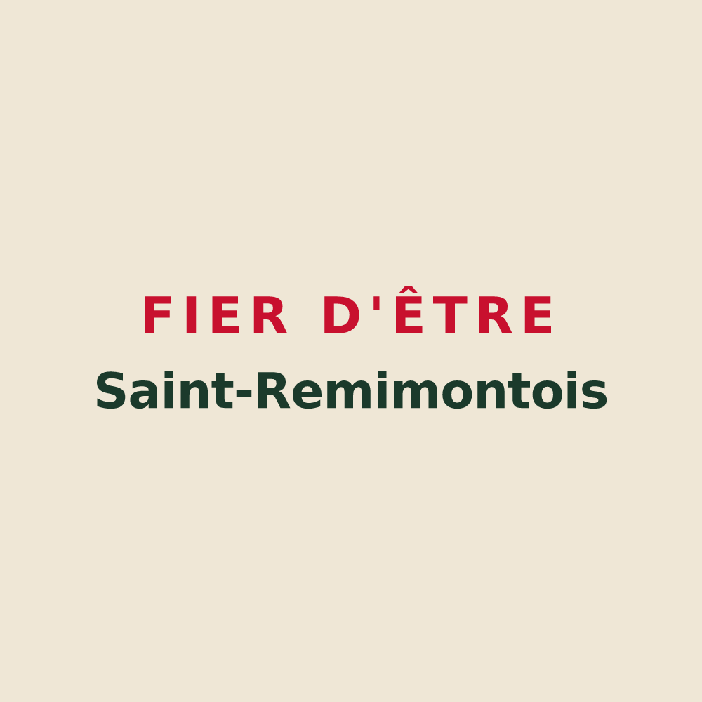 Tote bag « Fier d'être Saint-Remimontois » — design pour Saint-Remimont