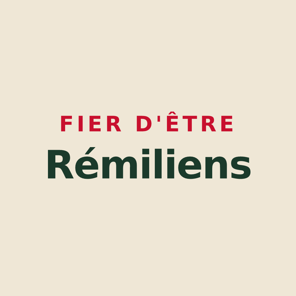 Tote bag « Fier d'être Rémiliens » — design pour Saint-Rémy-de-Maurienne