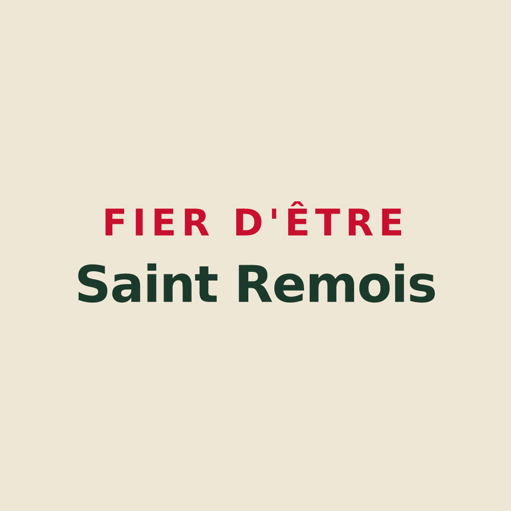 Tote bag « Fier d'être Saint Remois » — design pour Saint-Remy-en-l'Eau