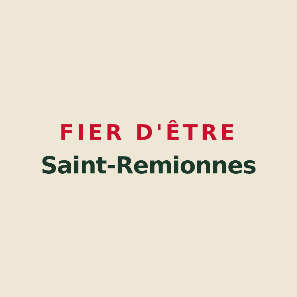 Tote bag « Fier d'être Saint-Remionnes » — design pour Saint-Remy-la-Calonne