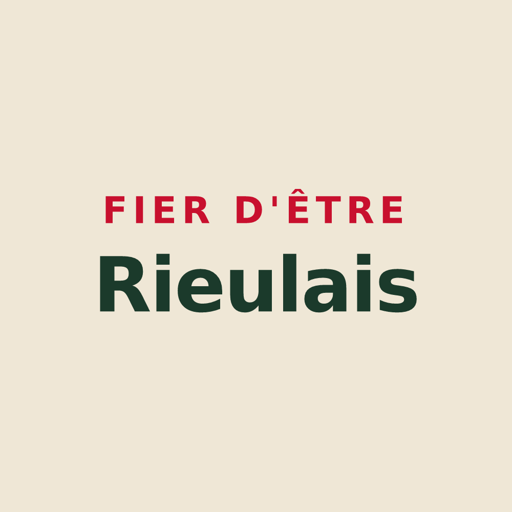 Tote bag « Fier d'être Rieulais » — design pour Saint-Rieul