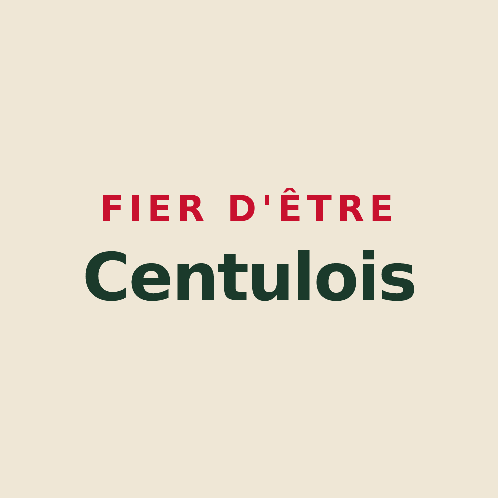 Tote bag « Fier d'être Centulois » — design pour Saint-Riquier