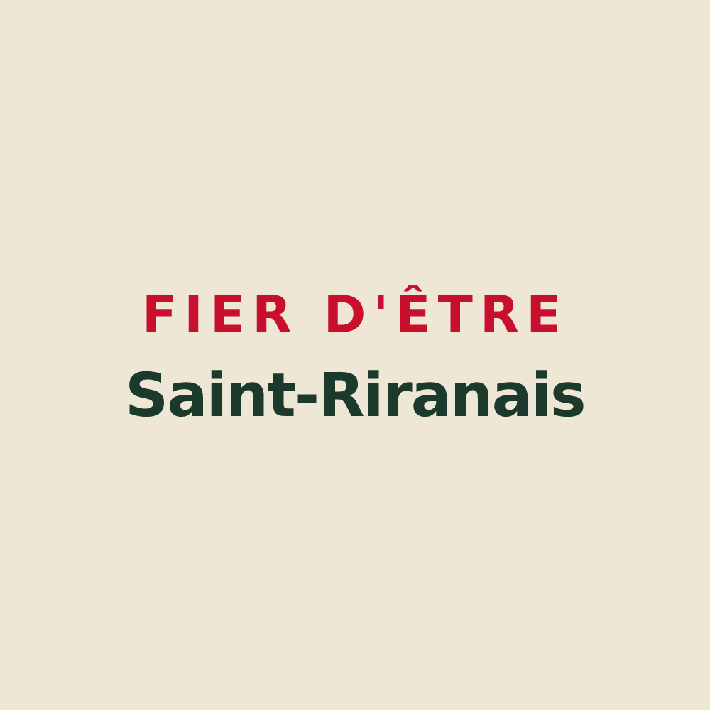 Tote bag « Fier d'être Saint-Riranais » — design pour Saint-Rirand