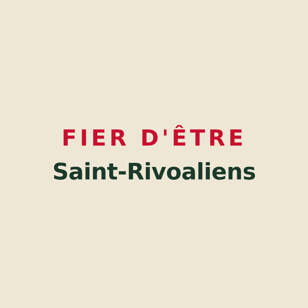 Tote bag « Fier d'être Saint-Rivoaliens » — design pour Saint-Rivoal