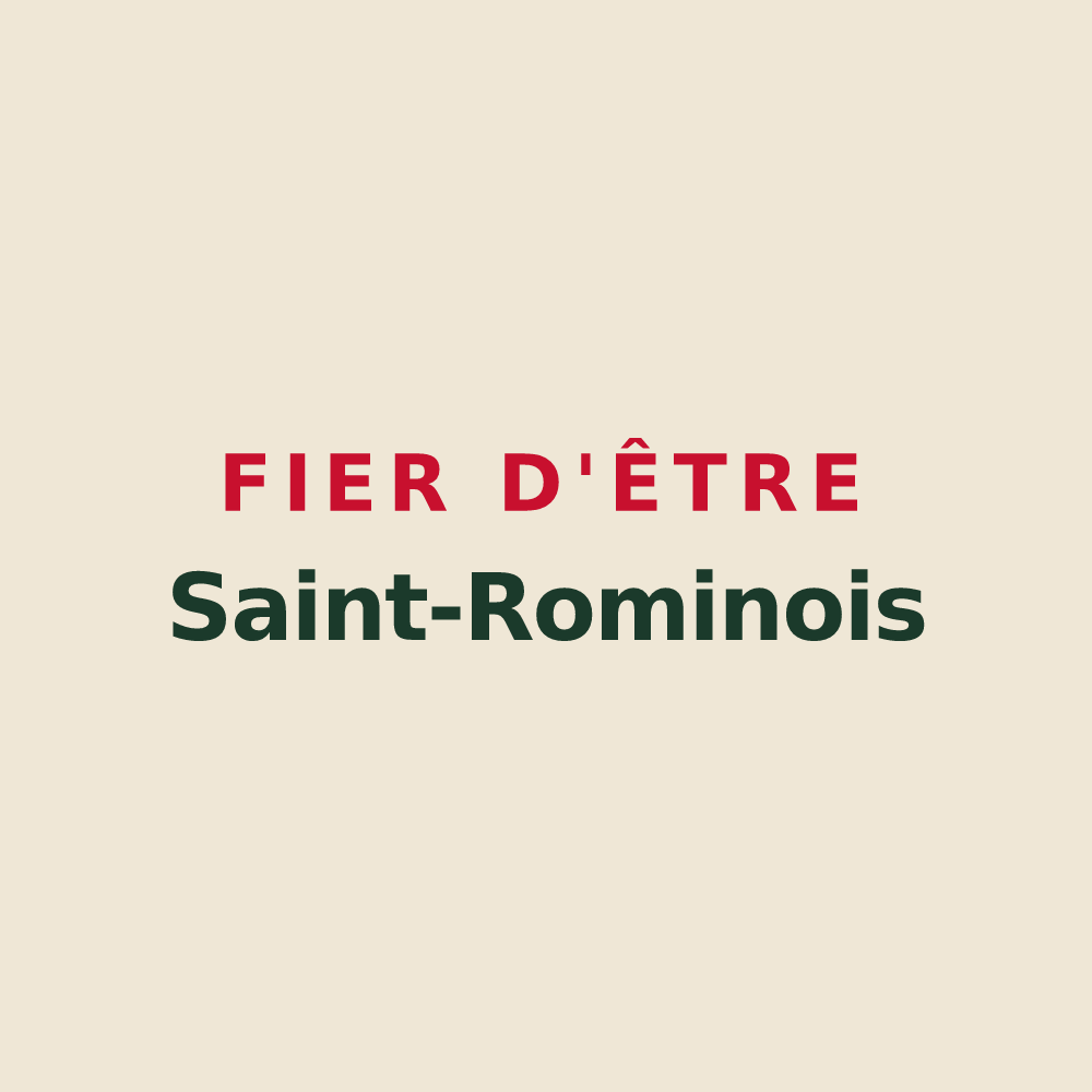 Tote bag « Fier d'être Saint-Rominois » — design pour Saint-Romain-de-Popey