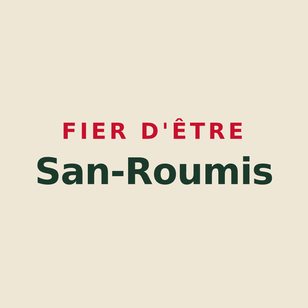 Tote bag « Fier d'être San-Roumis » — design pour Saint-Romain-Lachalm