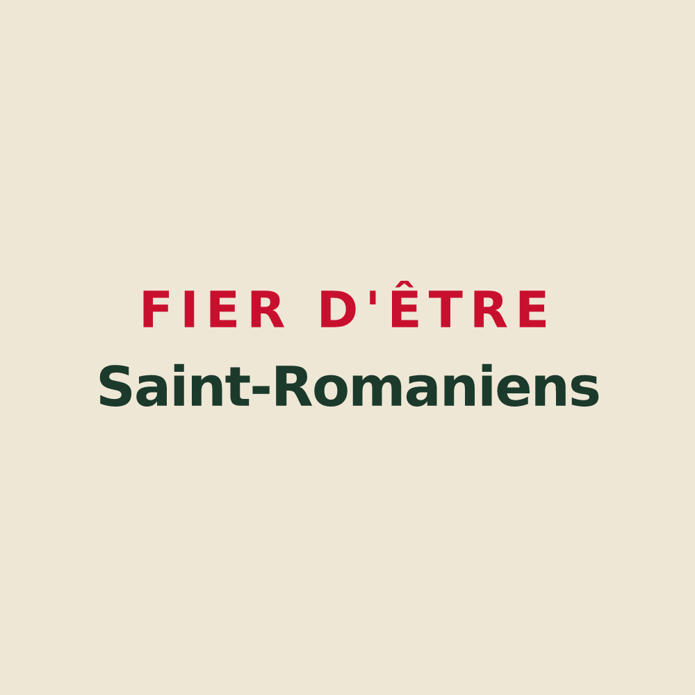 Tote bag « Fier d'être Saint-Romaniens » — design pour Saint-Roman