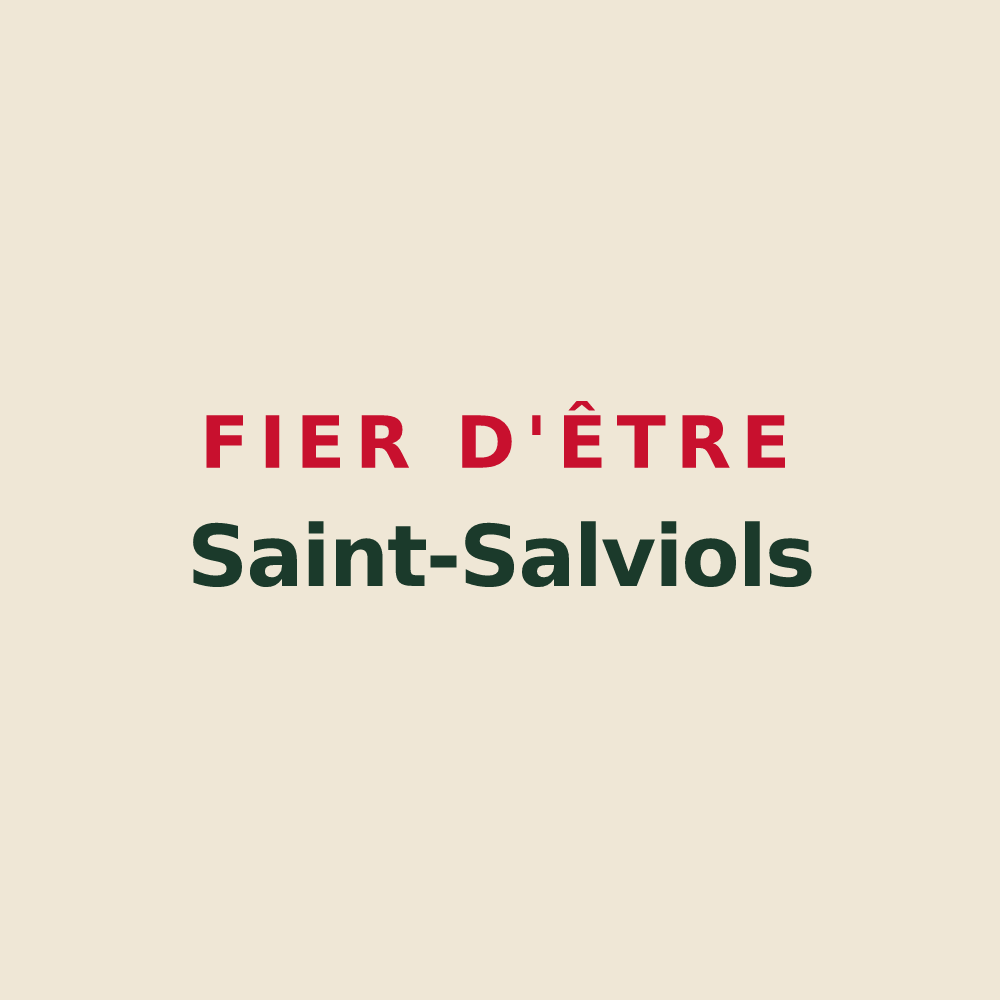 Tote bag « Fier d'être Saint-Salviols » — design pour Saint-Salvy-de-la-Balme