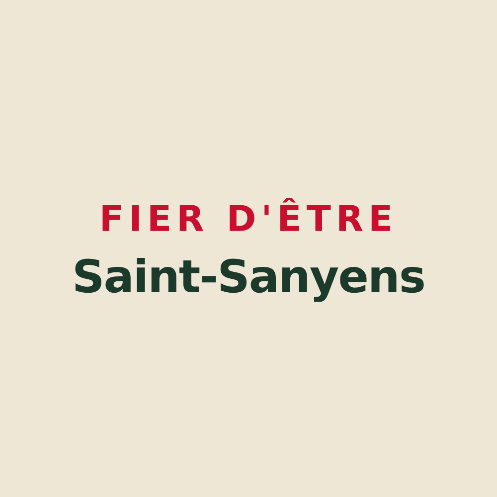 Tote bag « Fier d'être Saint-Sanyens » — design pour Saint-Saturnin