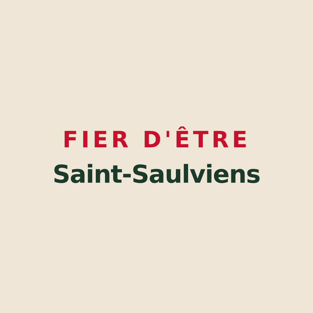 Tote bag « Fier d'être Saint-Saulviens » — design pour Saint-Saulve