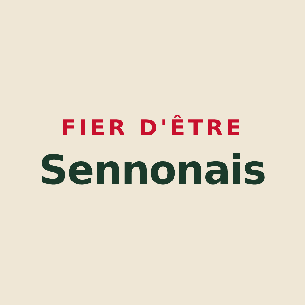 Tote bag « Fier d'être Sennonais » — design pour Saint-Senoux