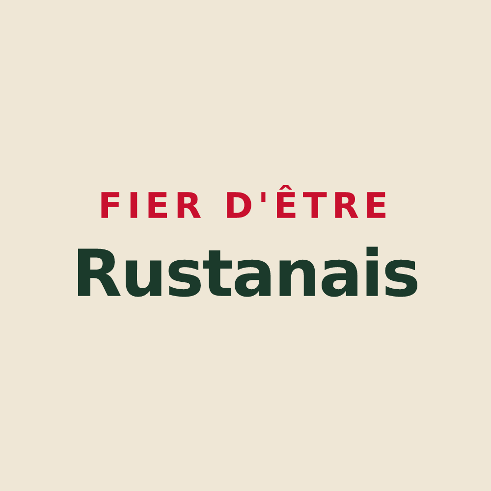 Tote bag « Fier d'être Rustanais » — design pour Saint-Sever-de-Rustan