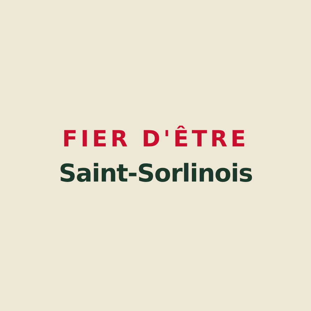 Tote bag « Fier d'être Saint-Sorlinois » — design pour Saint-Sorlin-de-Conac