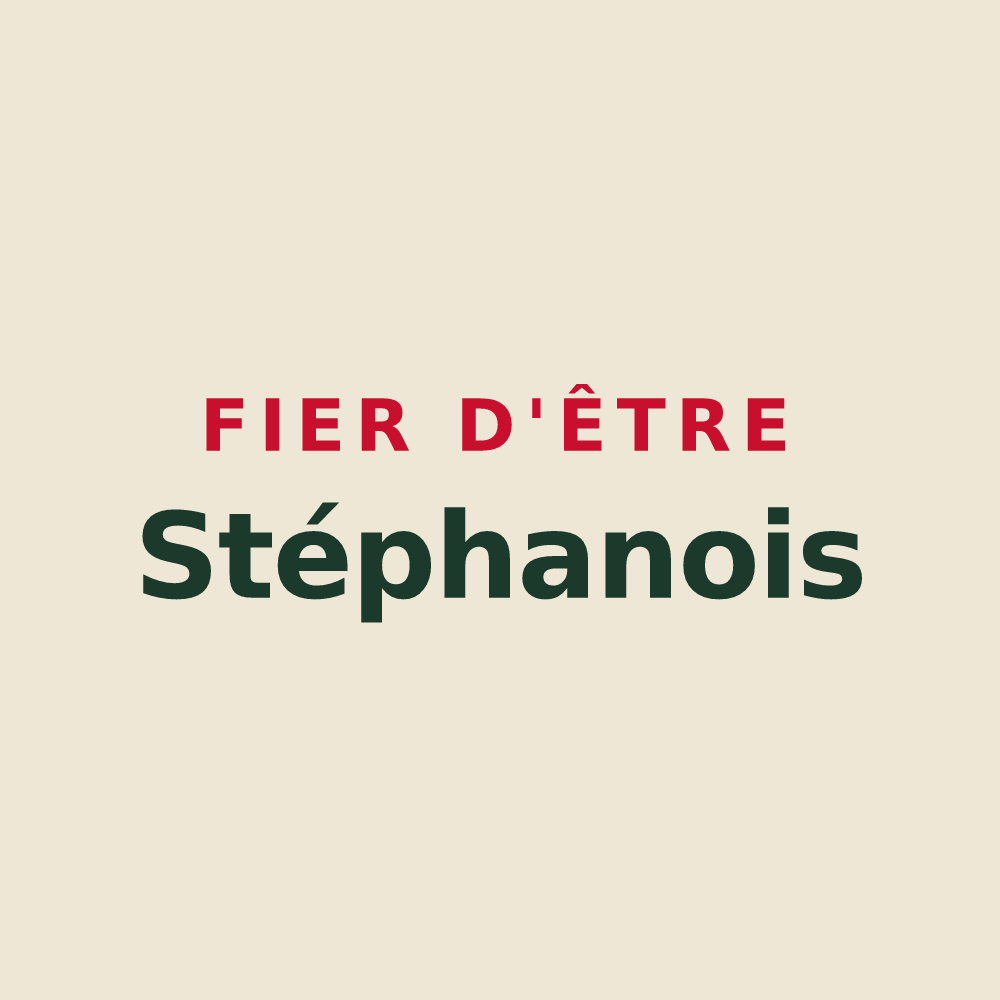 Tote bag « Fier d'être Stéphanois » — design pour Saint-Stail