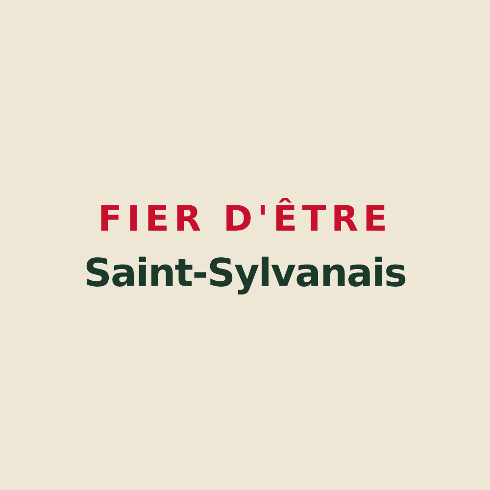 Tote bag « Fier d'être Saint-Sylvanais » — design pour Saint-Sylvain