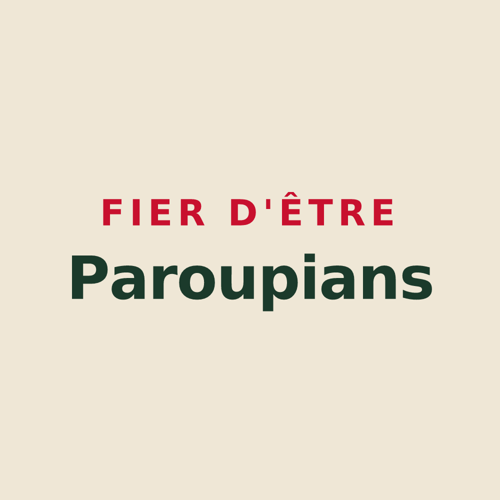 Tote bag « Fier d'être Paroupians » — design pour Saint-Symphorien