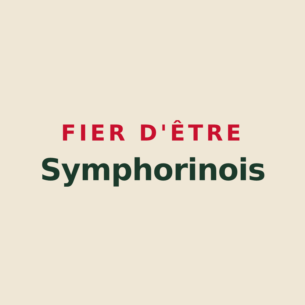 Tote bag « Fier d'être Symphorinois » — design pour Saint-Symphorien-d'Ozon