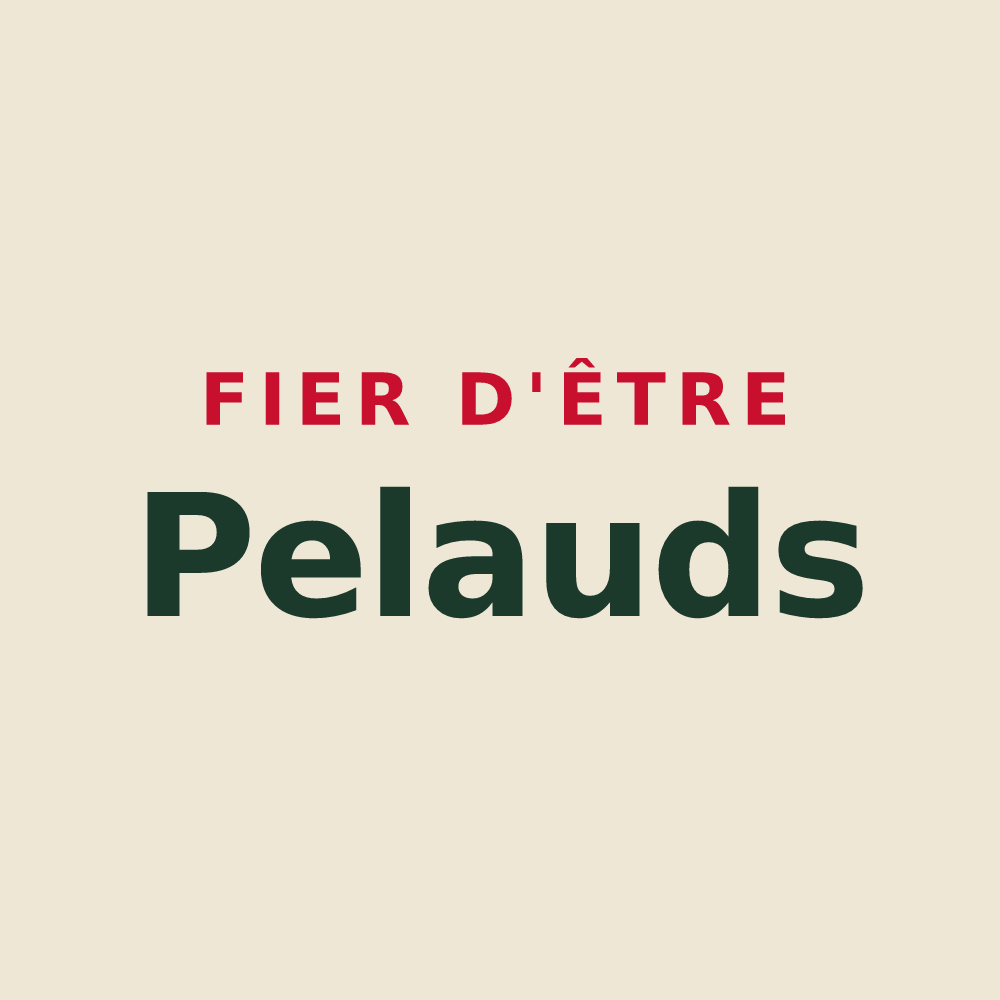 Tote bag « Fier d'être Pelauds » — design pour Saint-Symphorien-sur-Coise