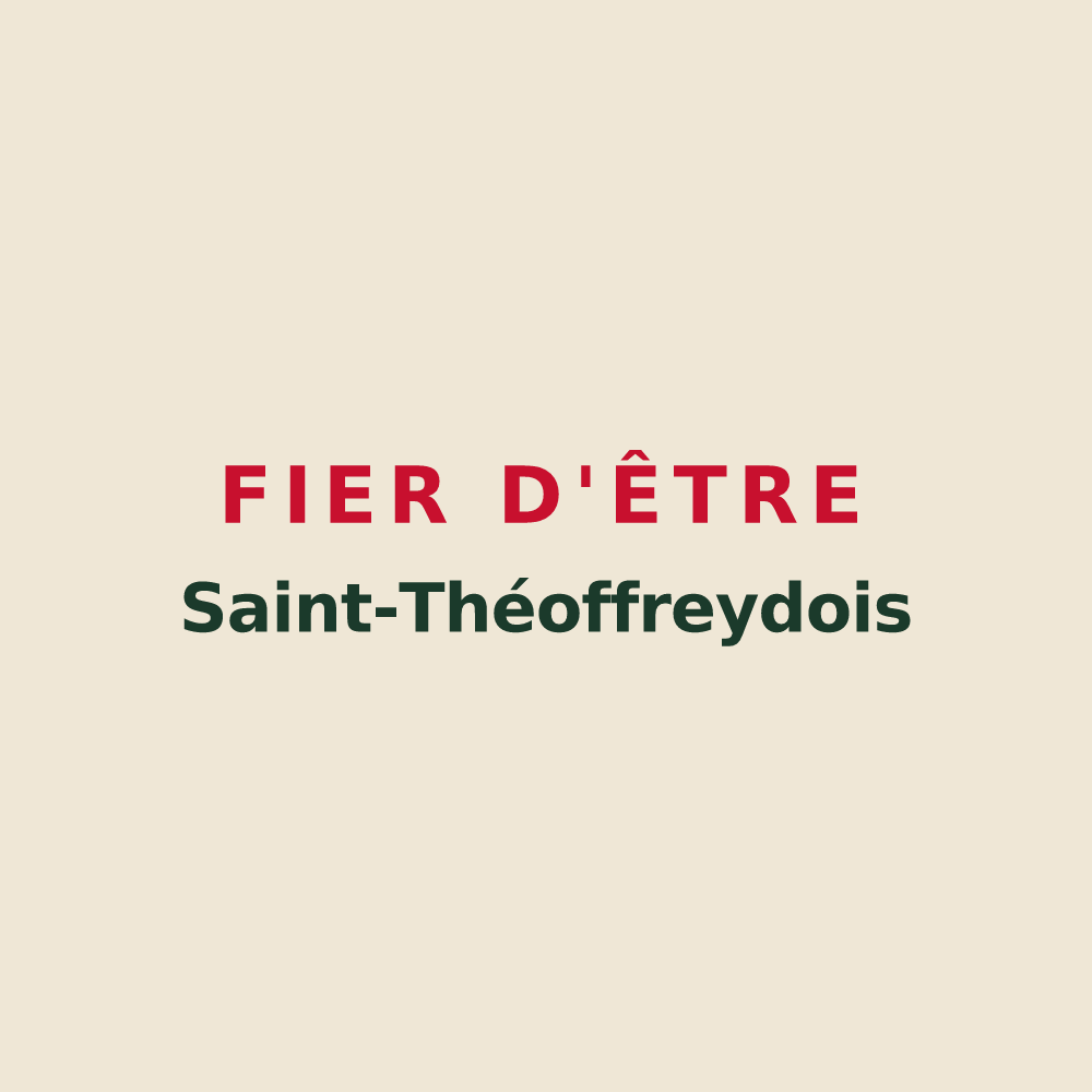 Tote bag « Fier d'être Saint-Théoffreydois » — design pour Saint-Théoffrey