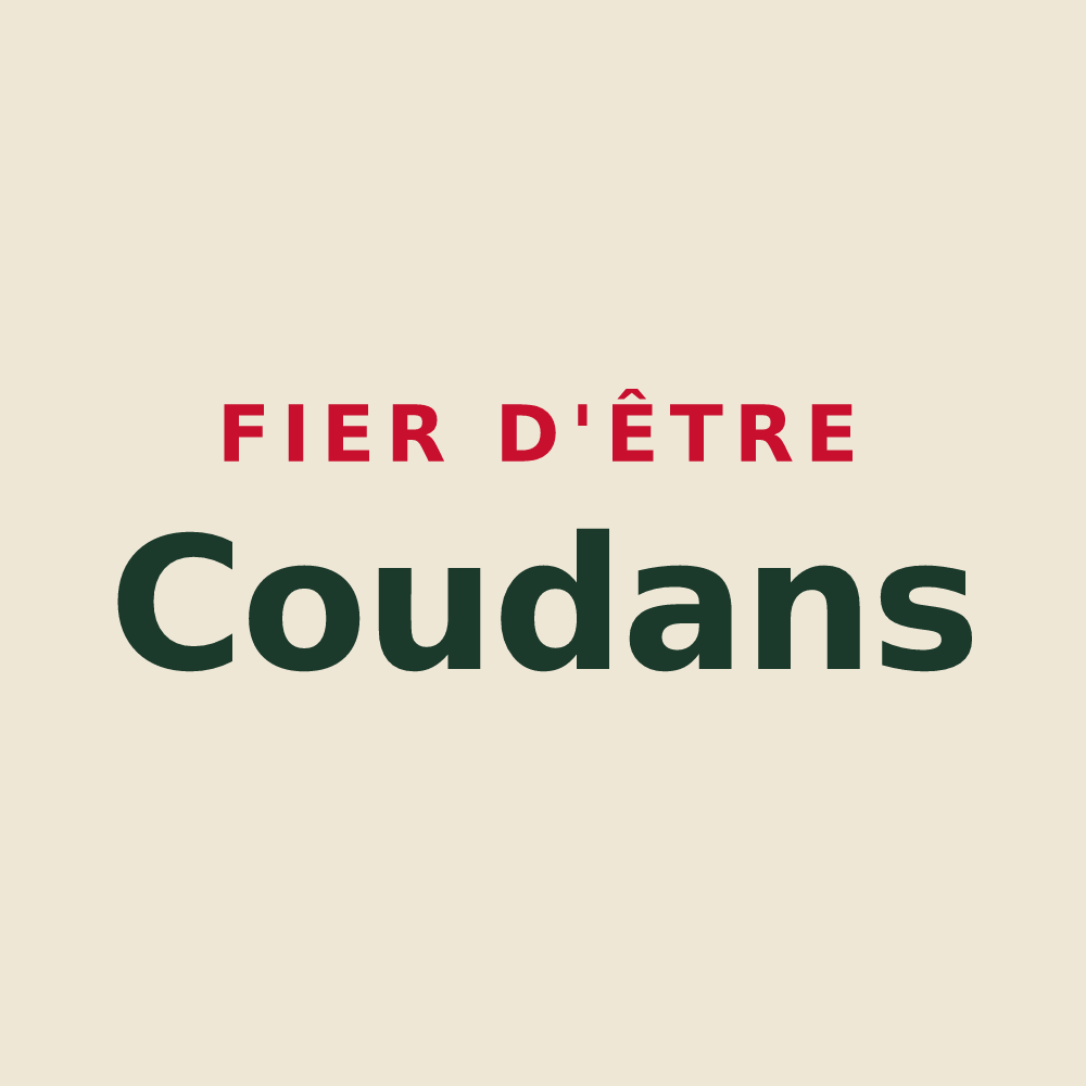 Tote bag « Fier d'être Coudans » — design pour Saint-Thibaud-de-Couz
