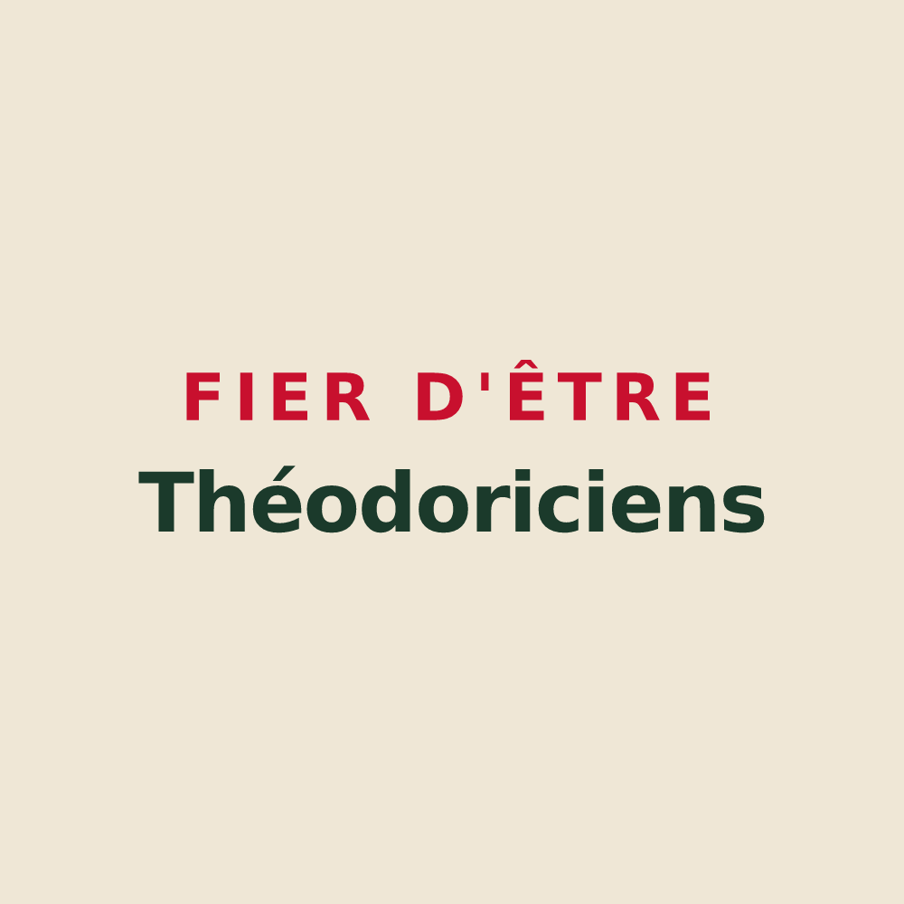 Tote bag « Fier d'être Théodoriciens » — design pour Saint-Thierry