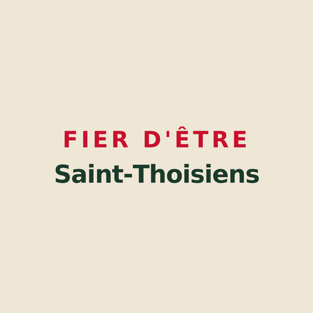 Tote bag « Fier d'être Saint-Thoisiens » — design pour Saint-Thois