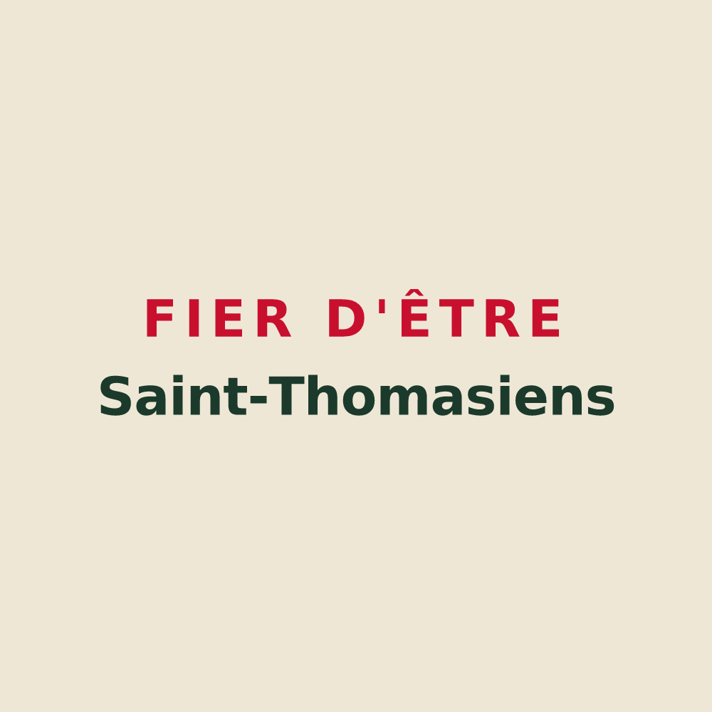 Tote bag « Fier d'être Saint-Thomasiens » — design pour Saint-Thomas