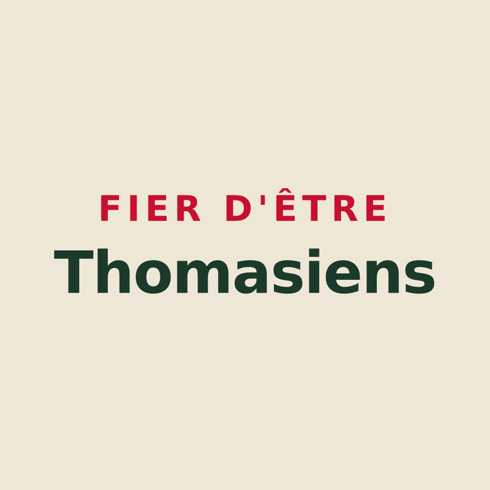 Tote bag « Fier d'être Thomasiens » — design pour Saint-Thomas-la-Garde