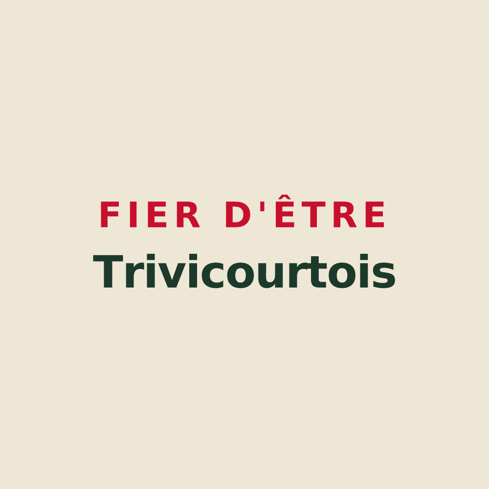 Tote bag « Fier d'être Trivicourtois » — design pour Saint-Trivier-de-Courtes