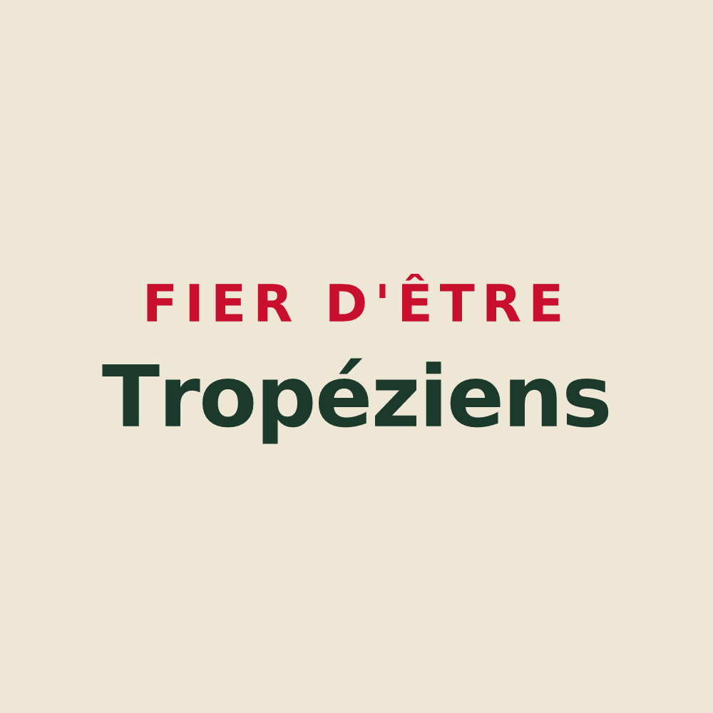 Tote bag « Fier d'être Tropéziens » — design pour Saint-Tropez