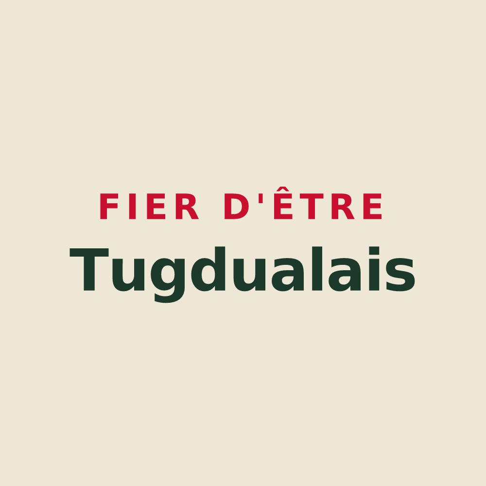 Tote bag « Fier d'être Tugdualais » — design pour Saint-Tugdual