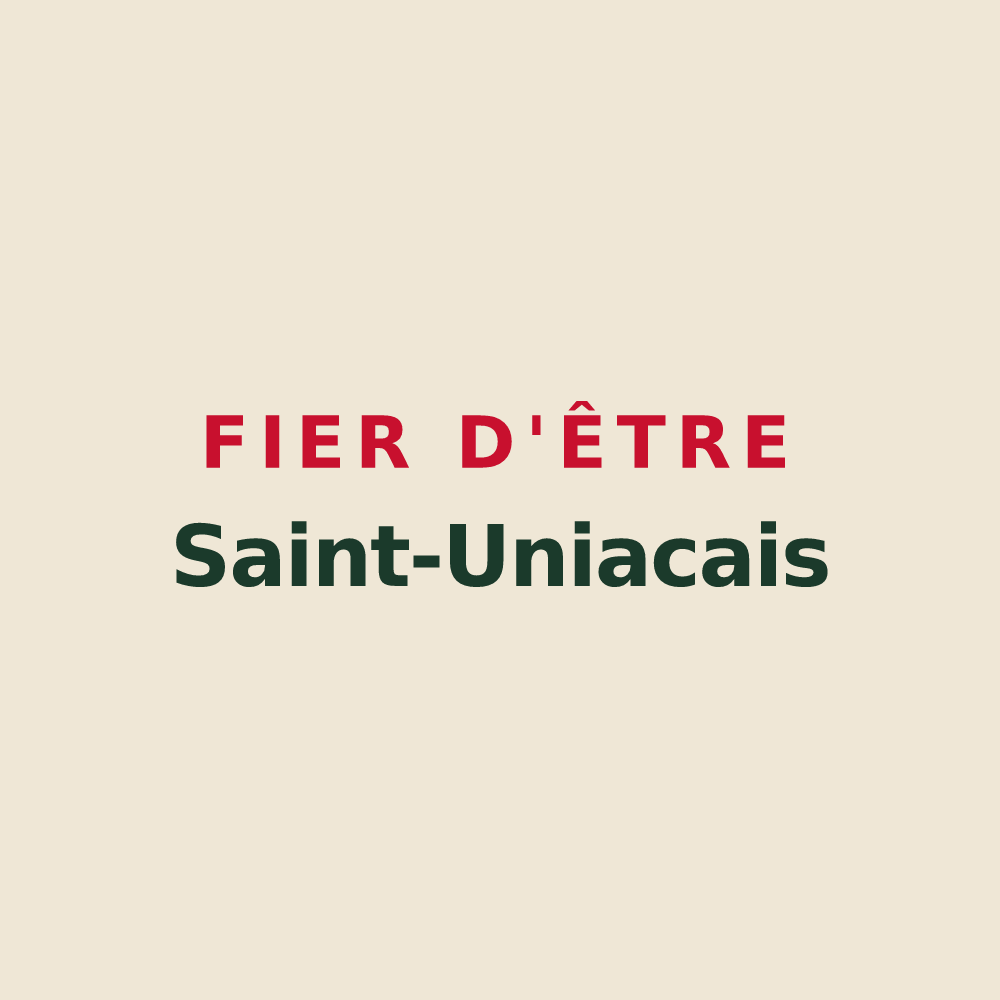 Tote bag « Fier d'être Saint-Uniacais » — design pour Saint-Uniac