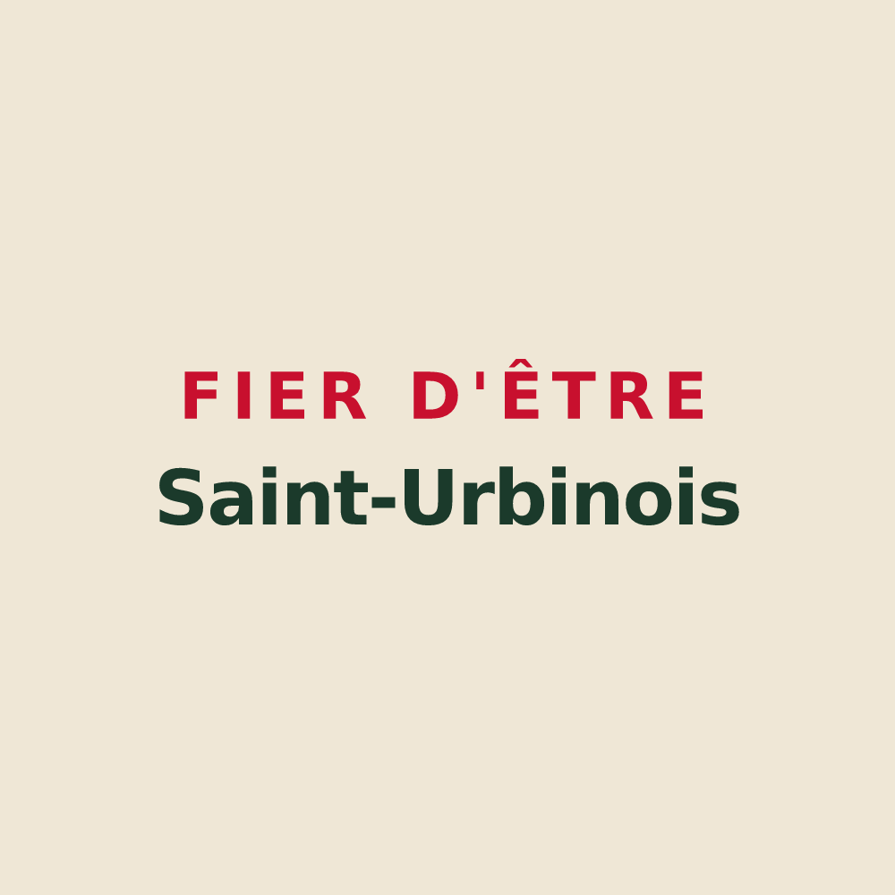 Tote bag « Fier d'être Saint-Urbinois » — design pour Saint-Urbain-Maconcourt