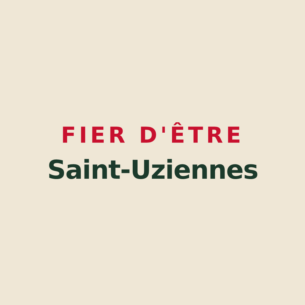 Tote bag « Fier d'être Saint-Uziennes » — design pour Saint-Uze