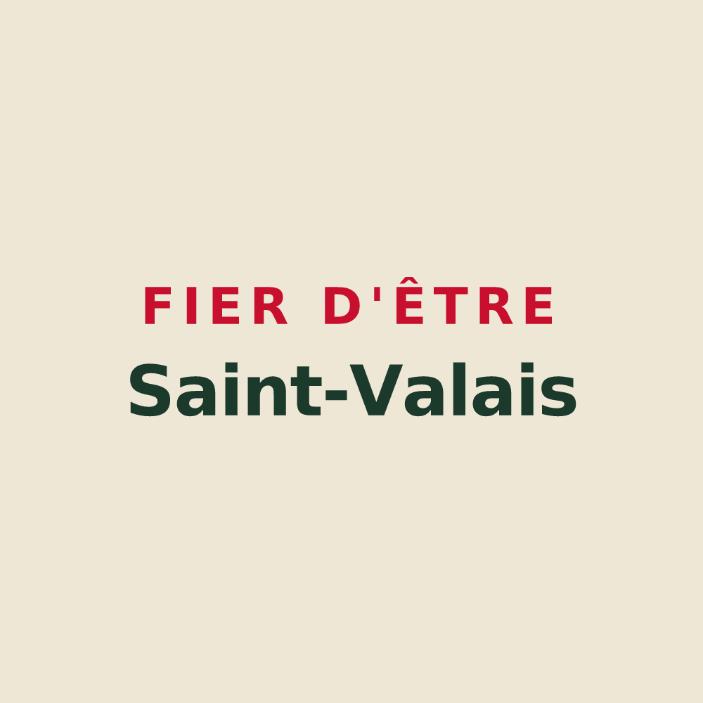 Tote bag « Fier d'être Saint-Valais » — design pour Saint-Vaast-du-Val