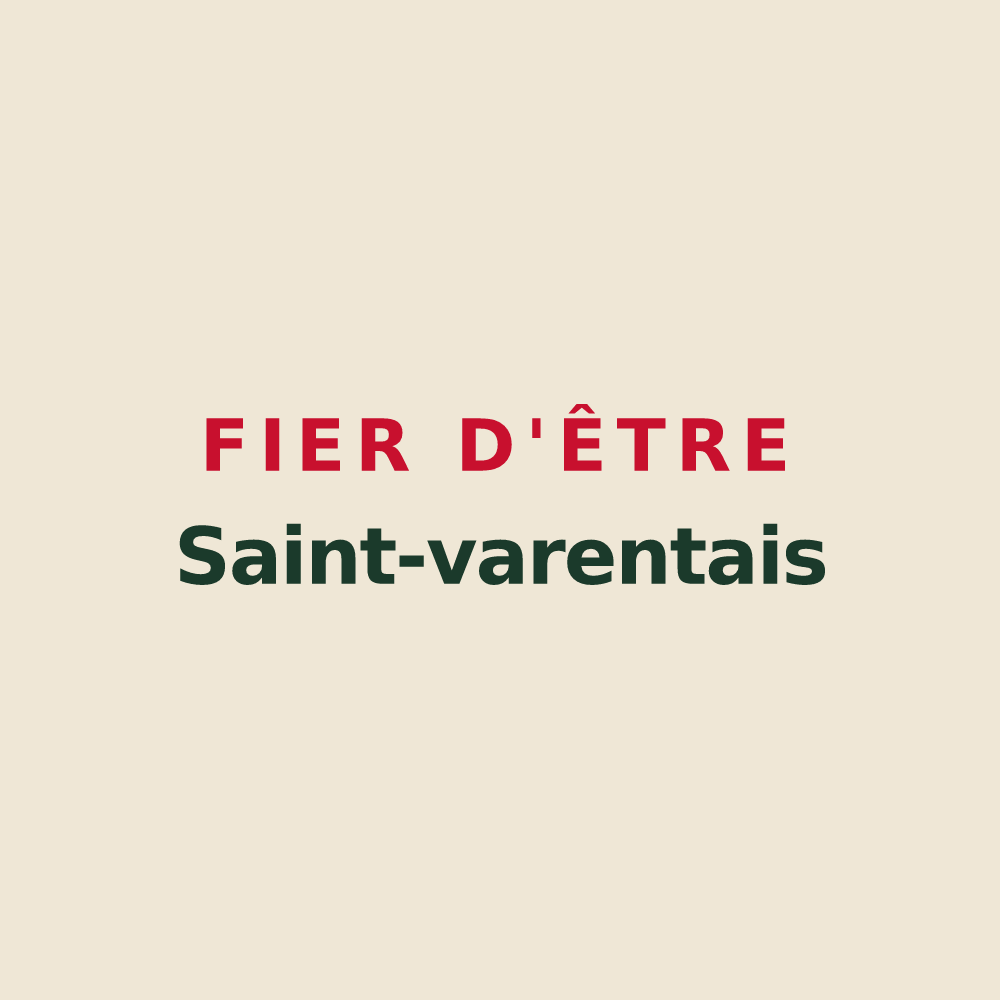 Tote bag « Fier d'être Saint-varentais » — design pour Saint-Varent