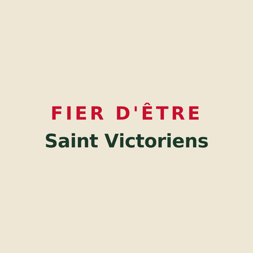 Tote bag « Fier d'être Saint Victoriens » — design pour Saint-Victor-sur-Avre