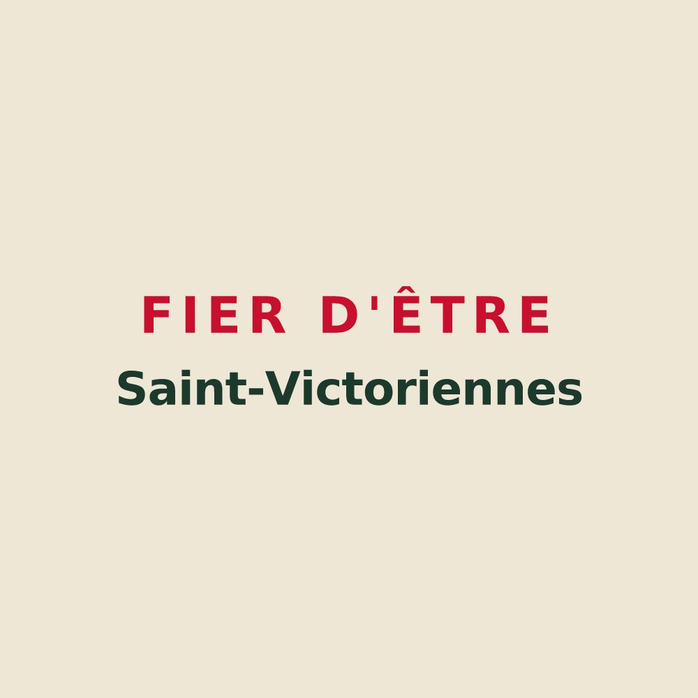 Tote bag « Fier d'être Saint-Victoriennes » — design pour Saint-Victoret