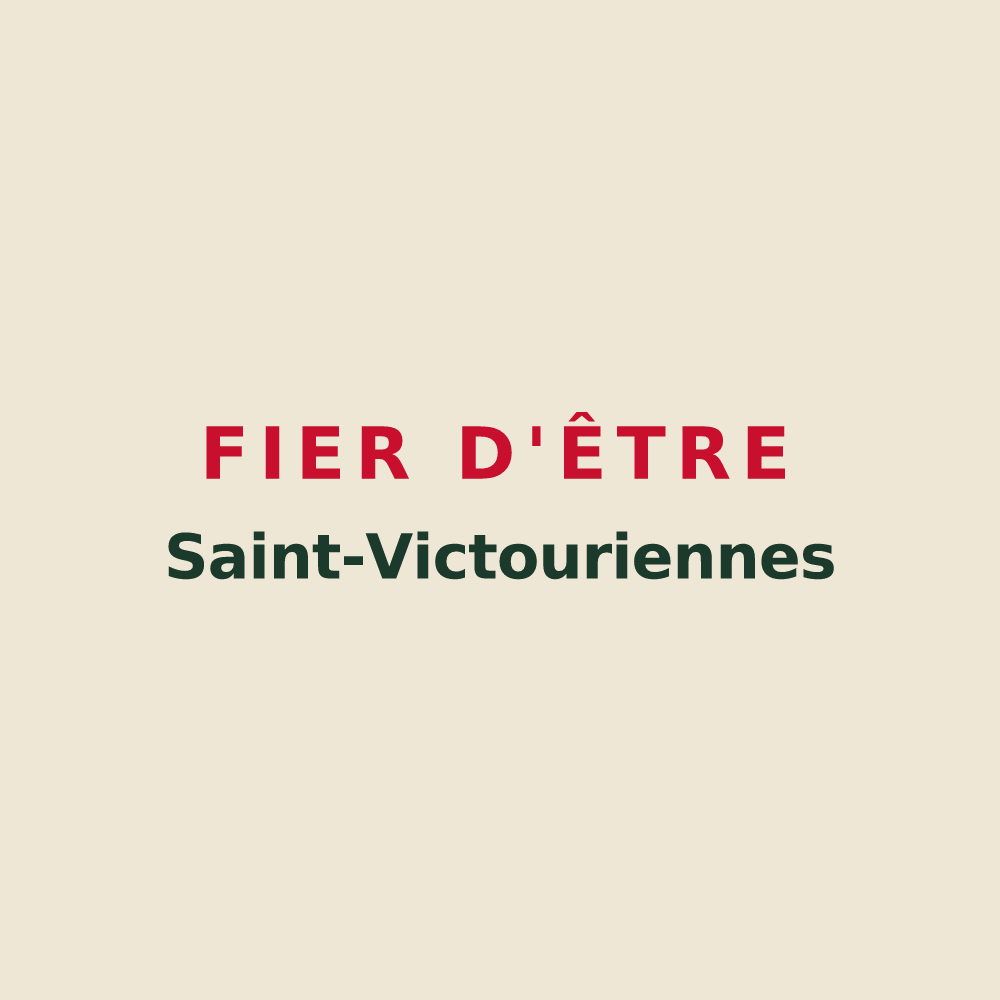 Tote bag « Fier d'être Saint-Victouriennes » — design pour Saint-Victour