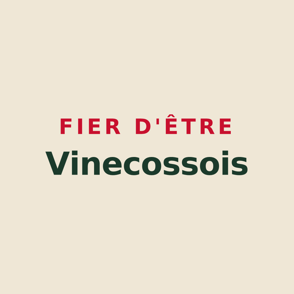 Tote bag « Fier d'être Vinecossois » — design pour Saint-Vincent-de-Cosse