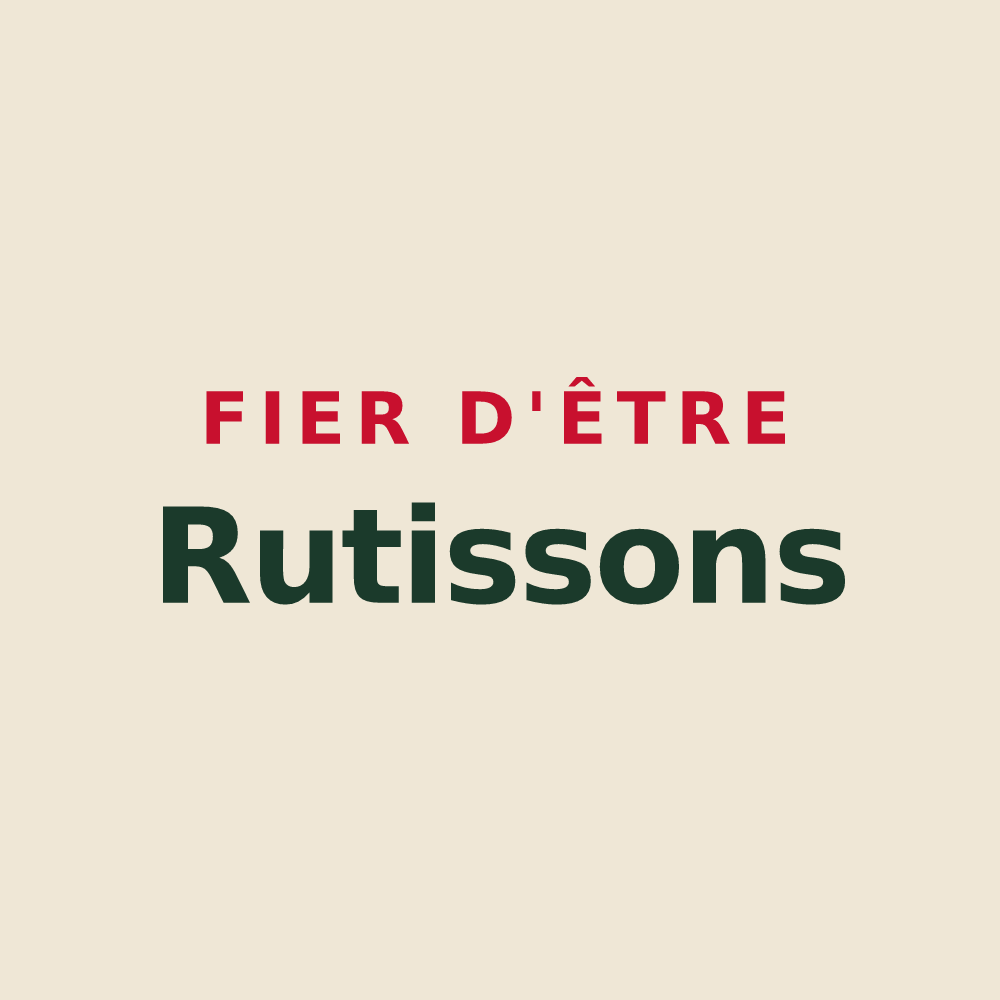 Tote bag « Fier d'être Rutissons » — design pour Saint-Vincent-de-Mercuze